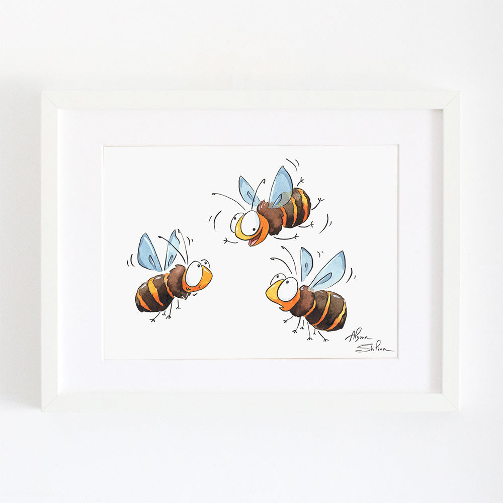 "Bee Yourself" art print