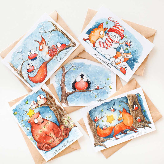 Winter Postcard Set