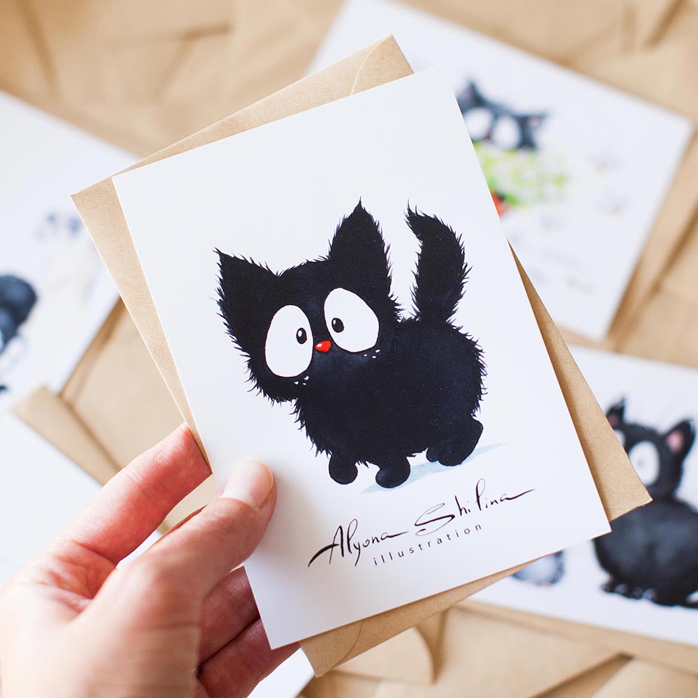 Cats Postcard Set
