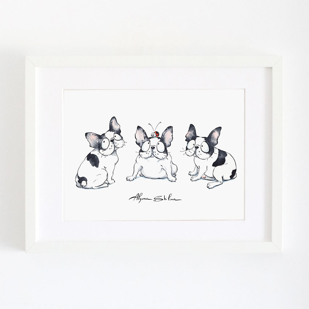 "Bulldogs" art print