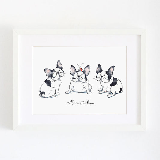 "Bulldogs" art print