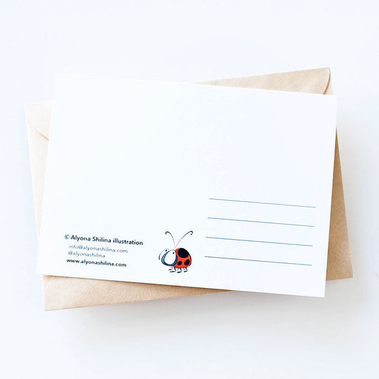 "Snowmen" postcard