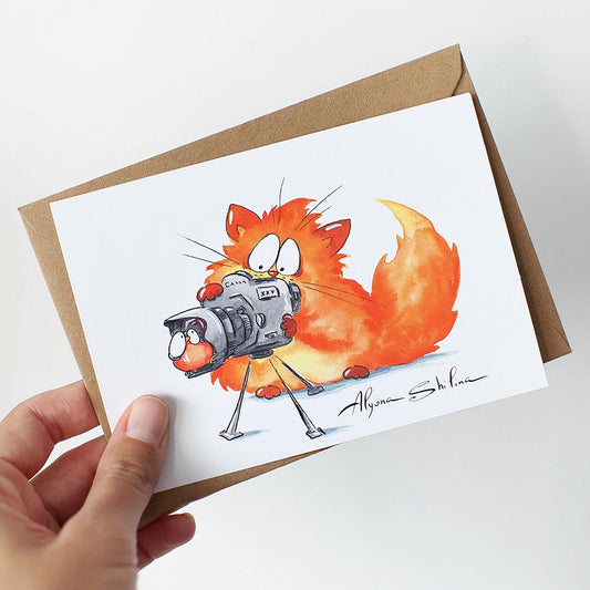 "Photographer" postcard